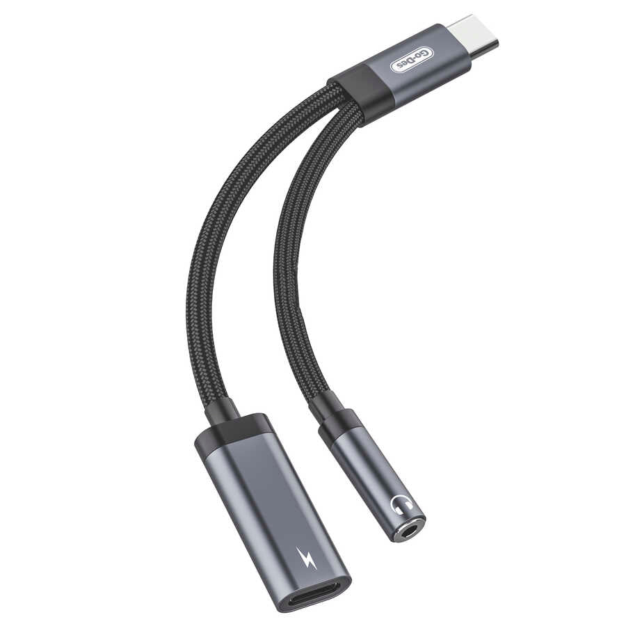 Go Des GD-UC312 Type-C To 3.5mm Dönüştürücü - 1 Go Des GD-UC312 Type-C To 3.5mm Dönüştürücü - 1